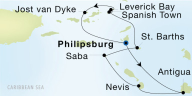 7-Day  Luxury Voyage from Philipsburg to Philipsburg: Leeward Islands Discovery