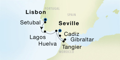 8-Day  Luxury Cruise from Lisbon to Seville: Portugal & Moorish Spain