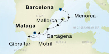 8-Day Cruise from Barcelona to Malaga: Spanish Riviera Revealed