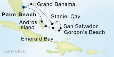 7-Day  Luxury Voyage from Palm Beach to Palm Beach: Bountiful Bahamas