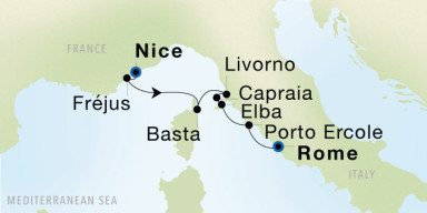 7-Day  Luxury Voyage from Nice to Rome (Civitavecchia): French & Italian Riviera Dream