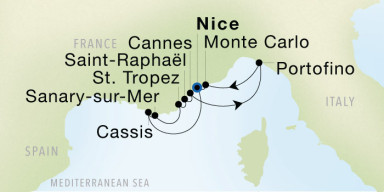 8-Day  Luxury Voyage from Nice to Nice: French Riviera Dream