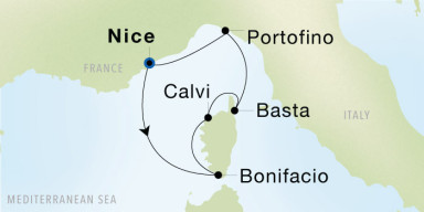 7-Day  Luxury Cruise from Nice to Nice: Corsica & the Monaco Grand Prix