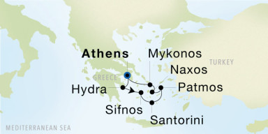 7-Day  Luxury Cruise from Athens (Piraeus) to Athens (Piraeus): Yachting the Greek Isles